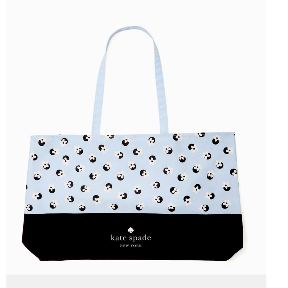 Kate spade Large Floral Dot Print Canvas Tote - Picture 2 of 2